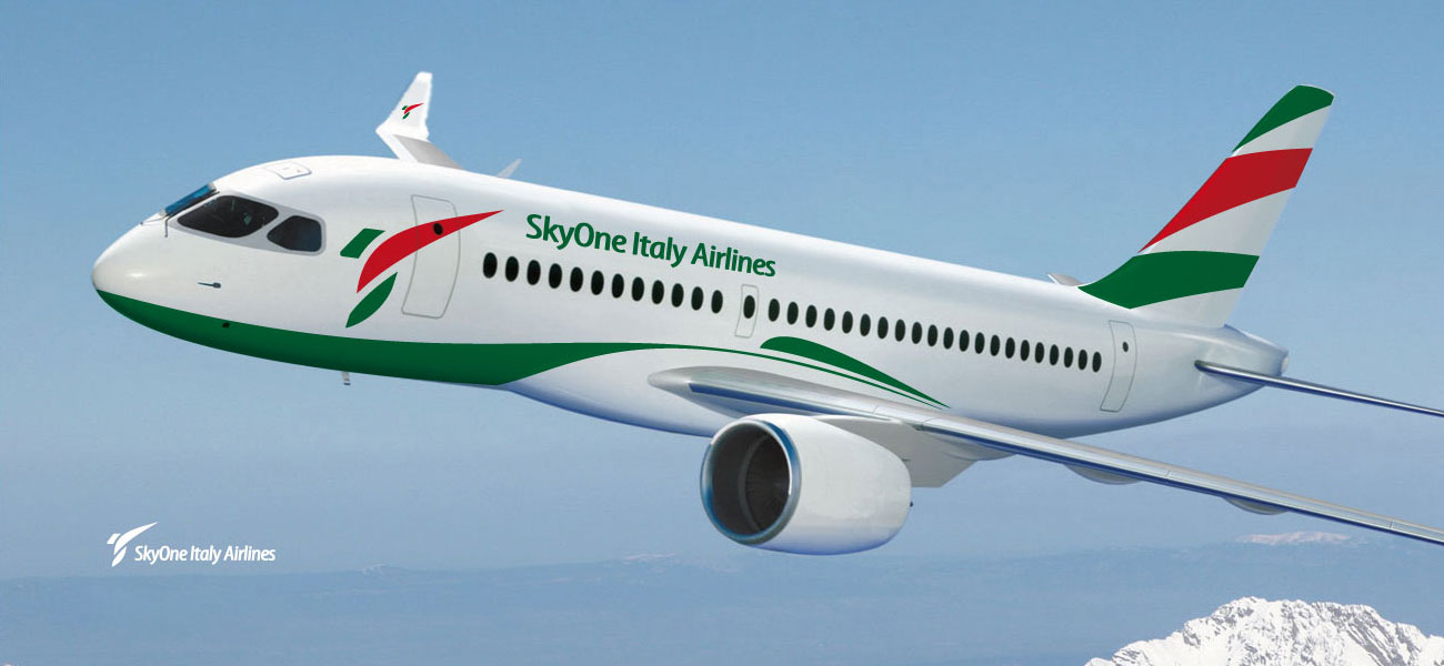 skyone italy airlines logo